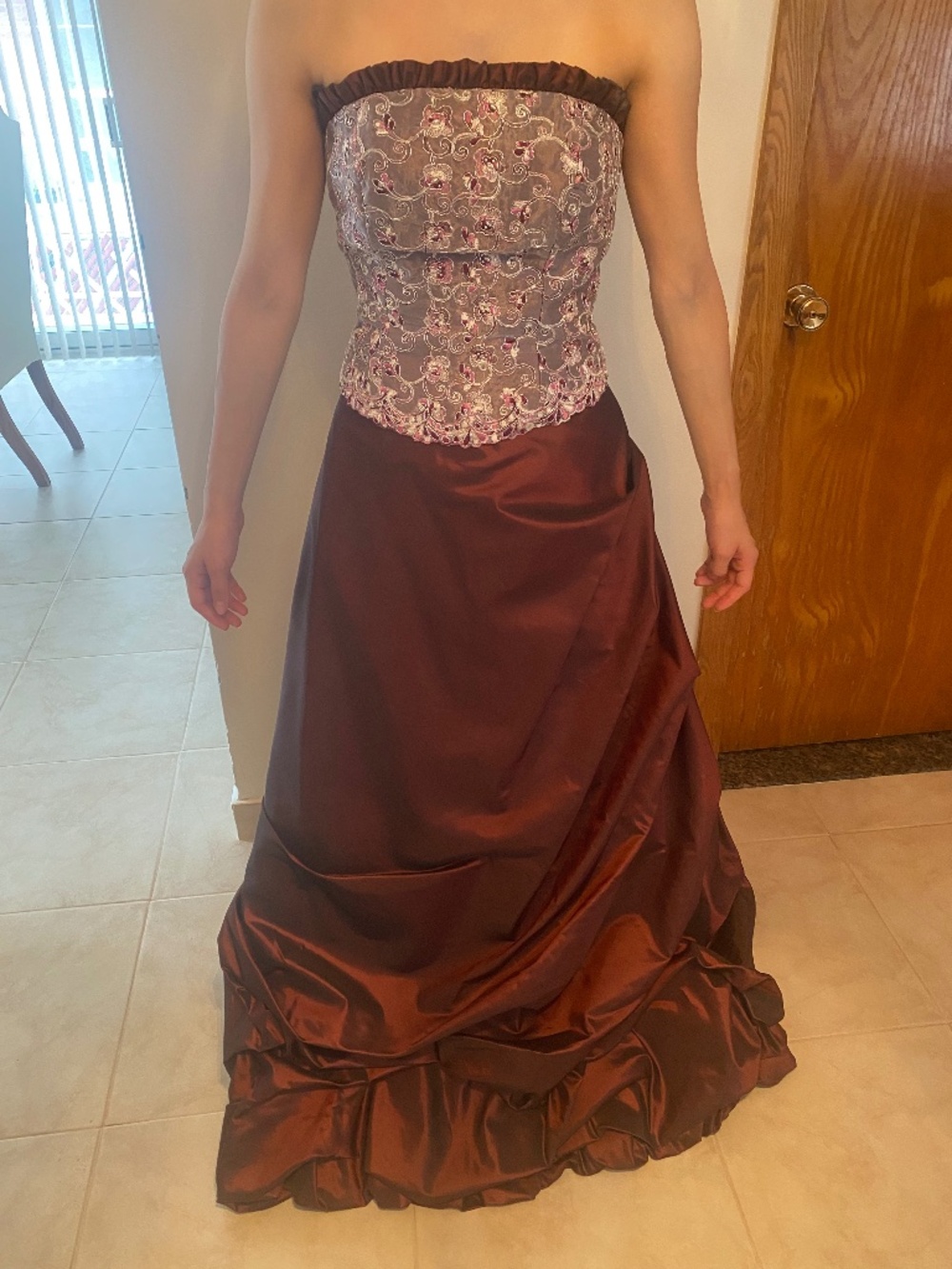 Custom Vintage Two-Piece Corset Formal Gown